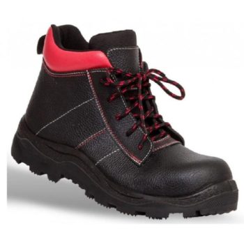 Ботинки от электродуги зимние рабочие "TERMOBOT-Н-5М" ПУ/Нитрил, КП 200Дж, кожа, шерст. мех