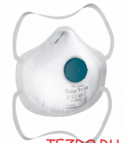 Респиратор RUTEX F2101, FFP2, NR D, с клапаном Респиратор RUTEX F2101, FFP2, NR D, с клапаном